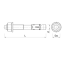 KLİPSLİ DÜBEL R-XPT 12X120 OPTION 7 - 50 ADET